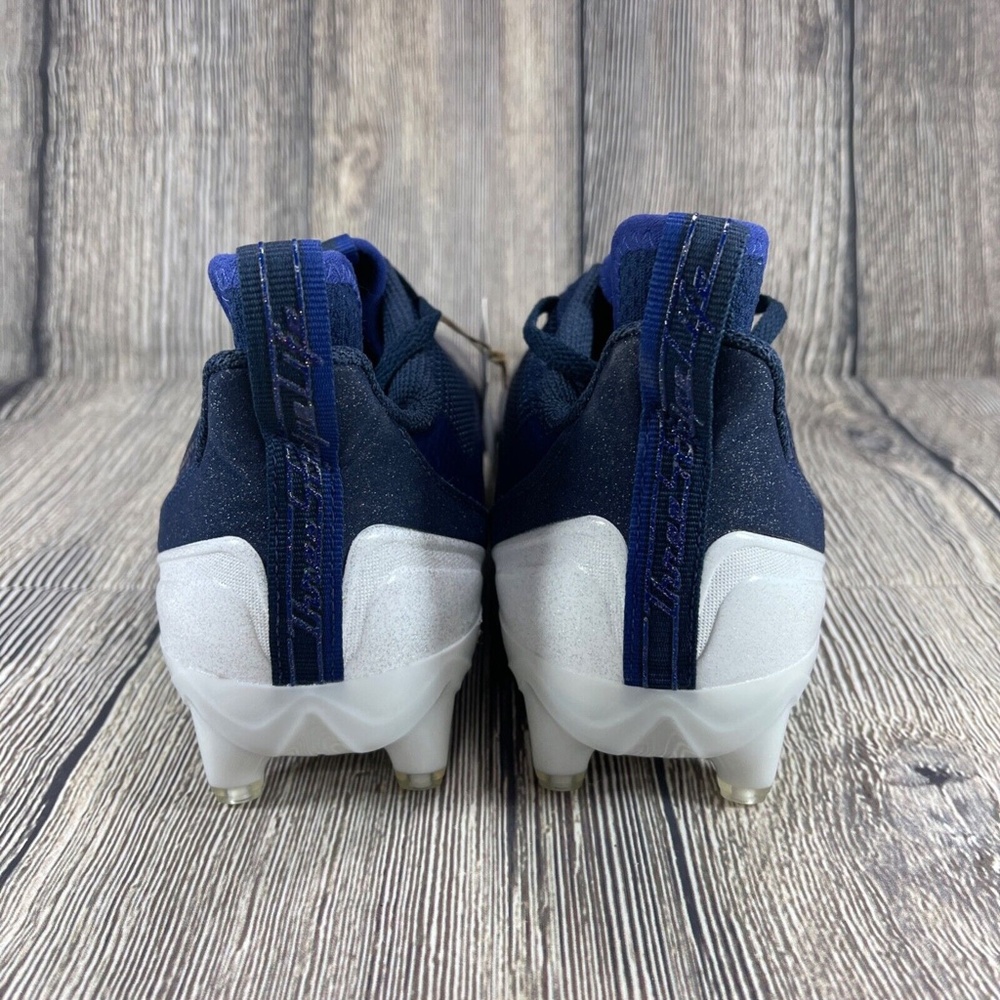 Adidas Adizero Scorch Football Cleats Navy Blue/White/Mystery Ink FX4250 - Picture 3 of 8